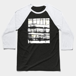 Liminal Space in Monocrome Weave Baseball T-Shirt